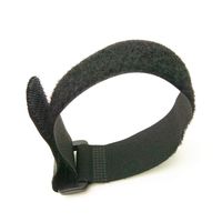 COCS 20 PCS Reusable Fastening Cable Strap Cord Wire Organizer for Home Office Multipurpose Cable Ties Wire Management (Black)