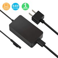 Surface Pro Surface Laptop Charger, 44W 15V 2.58A Power Supply Compatible Microsoft Surface Pro 6 Pro 4 Pro 3 Surface Laptop 2 Surface Pro Surface Laptop Surface Go & Surface Book