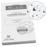 Rite in the Rain Weatherproof Copier Paper, 8 1/2" x 14", 20# White, 200 Sheet Pack (No. 8514)