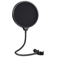 YOTTO Microphone Pop Filter Studio Windscreen Mic Cover Mask Shield with Flexible Gooseneck and Clamp for Blue Yeti, Audio Technica and All Microphones