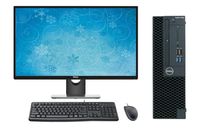 Dell Optiplex 3060 Small Form Factor PC Bundle, 24" Display, Keyboard, Mouse, Intel i5-8500 3.0GHz, 8GB RAM, 256GB M.2 SSD, Windows 10 Pro