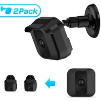 MASCARRY Blink XT Home Security Camera Wall Mount Bracket ， Weather Proof 360 Degree Protective Adjustable Indoor and Outdoor Mount Cover Case for Blink XT Camera (Black(2 Pack))