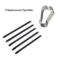 5X Replacement Touch Stylus Tips S Pen Nibs for Samsung Galaxy Note 9, Note 8, Galaxy Tab S3,Tab S4 Tab 2 + Tweezer Tool AT&T Verizon Sprint Tmobile Carriers (Black)