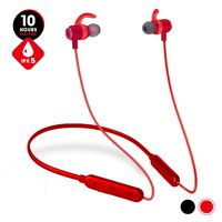 Bluetooth Headphones Waterproof IPX6, 10Hrs Premium HD Sound Neckband Wireless Earbuds, JT SOUND Magnetic In-ear Earphones Sport Bluetooth Earbuds w/Mic for Gym Running Workout,Noise Canceling Headset