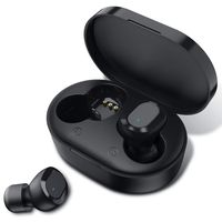 HolyHigh Wireless Earbuds Bluetooth 5.0 Headphones Hi-Fi Stereo Sound Earphones with Lightweight Portable Charging Case Built-in Mic for iPhone Android (Black)
