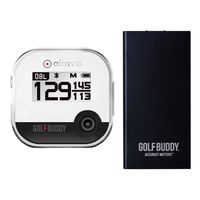 GolfBuddy Aim V10 LCD Display Talking Golf Green GPS + USB Charging Power Pack