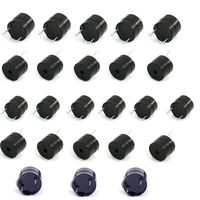 tatoko 5V Active Buzzer Electronic Alarm Magnetic Long Continuous Beep for Arduino 24PCS