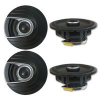 4 x Polk Audio MM 6.5 inch 2-Way Car Marine Audio Boat Motorcycle Coaxial Speakers 6-1/2"
