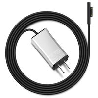HASESS Surface Power Supply Adapter Compatible with Microsoft Surface Pro 3 Pro 4 Pro 5 Charger Mini Replacement Charger for Surface Pro Laptop Book Portable Charger with 6.56Ft Power Cord 65W 15V 4A