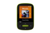 SanDisk 8GB Clip Sport MP3 Player, Lime - LCD Screen and FM Radio - SDMX24-008G-G46L (Renewed)