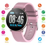 UWINMO Smart Watch, Activity Tracker SmartWatch Bracelet for iPhone Android with Waterproof Fitness Tracker Heart Rate Bluetooth Touch Phone Notification SMS Sports Fitness Tracker
