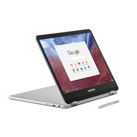 Samsung 12.3" 2-in-1 Convertible 2400 x 1600 WLED Touchscreen Chromebook Plus - OP1 Hexa-core 2.0GHz, 4GB RAM, 32GB eMMC, Bluetooth, Webcam, 10hr Battery Life, Chrome OS- Pen included