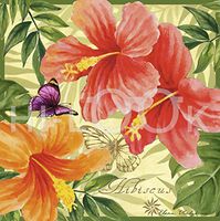 Hi-Look Microfiber Cleaning Cloth - Hibiscus