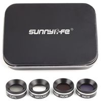 CZFRIEND Camera Lens Filter Set Accessories Hood Lens Protection for DJI MAVIC AIR Drone Quadcopter- ND4 +ND8 + MUCV + CPL