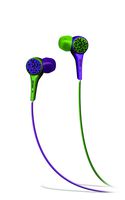 Maxell 190343 Wild Things Purple and Green Leopard In-Ear Buds