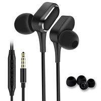 Ofuca Q9 Earphones Headphones with Microphone and Volume Control in-Ear Headphones Noise Cancelling Earphones High Definition Earbuds Compatible with Smartphone, Tablet,MP3/MP4 and 3.5mm Audio Devic