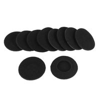 uxcell 10 x Black Soft SpongeEar Pads Cover for 5.5cm OD Headset Headphone