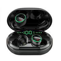 Bluetooth 5.0 Headphones Wireless Earbuds,IPX8 Waterproof Stereo Earbuds with Microphone, LED Battery Display 120H Playtime, Noise-Cancelling Headset with Charging Case for Sports