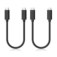 USB Type C Cable Short 1FT 2Pack, UMECOREUSB 3.1 Gen 2 Type C Cable Fast Charging for MacBook Pro, Chromebook Pixel, Galaxy Note 9 10 S10 T5, iPad Pro 2018, ThinkPad