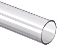 Polycarbonate Tubing, 1 7/8" ID x 2" OD x 1/16" Wall, Clear Color 24" L