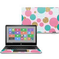 Mightyskins Skin Compatible with Hp Pavilion X360 14" (2017) - Golden Bubbles | Protective, Durable, and Unique Vinyl Decal Wrap Cover | Easy to Apply, Remove, and Change Styles | Made in The USA