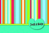 Creative Teaching Press"Just A Note" Boxed Note Cards, Turquoise (2884)