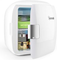 AstroAI Mini Fridge 9 Liter/12 Can AC/DC Portable Thermoelectric Cooler and Warmer for Skincare, Foods, Medications, Home and Travel, White