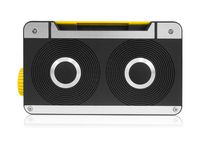 AXESS SPBT1063 Mini Bluetooth Loud Speaker with Hands-Free Calling and Built-in Rechargeable Battery in Yellow