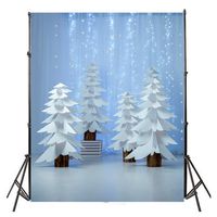 Christmas Tree Reindeer Backdrop Xmas Photography Photo Background Studio Props