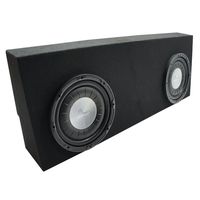 Compatible with 07-13 Toyota Tundra Crew Max Harmony HA-F124 Dual 12" Custom Sub Box 2 Ohm New