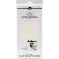 Sizzix 656491 Little Sizzles Mat Board Pack, 6 x 13-Inch, Cream, 6-Sheets