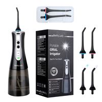 Water Flosser Pick Teeth Cleaner,TOPOINT 320ML Cordless Pik Flosser Portable for Braces Dental Oral Irrigator with 4 Jet Tips, 3 Modes, Cool Tech Gadgets Christmas Unique Gifts for Men Women Tee