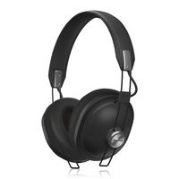 PANASONIC Retro Wireless Headphones with Bluetooth connectivity and up to 24-Hour Playback - RP-HTX80B-K - Over the Ear Headphones (Matte Black)