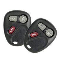 2Pcs New 3 Buttons Remote Smart Key Shell Case Fob Cover Jacket Replacement For Chevrolet Chevy Equinox Silverado S10 Tahoe Avalanche Suburban GMC Sierra Yukon Cadillac Escalade No Chip