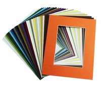 100~5x7 Mats Mattes for 4x6 w/ backing + bags