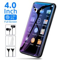 TIMMKOO MP3 Player with Speaker, 4.0" Full Touchscreen HD Video Mp4 Player, 8GB Portable HiFi Lossless Sound Mp3 Music Player with FM Radio, Voice Recorder, E-Book, Alarm Clock, Supports up to 128GB