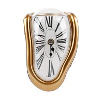 YIDADIAN Melting Clock Salvador Retro Dali Melted Clock Twisted Wall Clock Art Design Style Distorted Clock for Decoration Gift