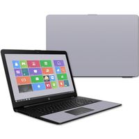 Mightyskins Skin Compatible with Hp 17t Laptop 17.3" (2017) - Solid Gray | Protective, Durable, and Unique Vinyl Decal Wrap Cover | Easy to Apply, Remove, and Change Styles | Made in The USA