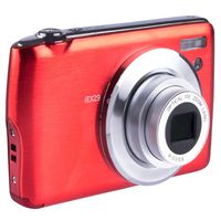 IEX29-RED HD 18 MP Optical Zoom Digital Camera with 2.4 Inch Preview Screen, Red