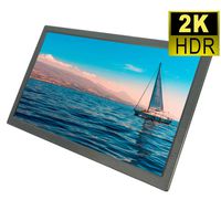 TeNizo 10.1inch 2K IPS Portable Gaming Monitor, 2560×1600 HDMI Display Screen with HDR for PS4 Xbox Switch Raspberry pi Windows Laptop, Built-in Stereo Speakers