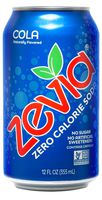Zevia Zero Calorie Soda, Cola, Naturally Sweetened Soda, (24) 12 Ounce Cans; Cola-flavored Carbonated Soda; Refreshing, Full of Flavor, and Delicious Natural Sweetness with No Sugar