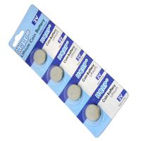 HQRP 4-Pack Coin Lithium Battery for Garmin Vivofit Bundle Heart-Rate Monitor + Coaster