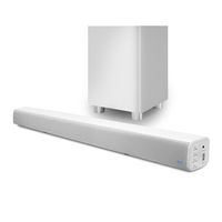 Pure Acoustics Wireless Surround Bar and Subwoofer (White)