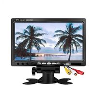 Kenowa Portable Monito Display Speakers 7 Inch 800x480 Portable Monitor with AV Inputs DC for Car DVD, for Window 7 8 10 OS car Backup cemare CCTV Serveillance Camera