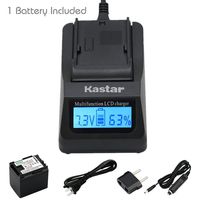 Kastar Fast Charger + BP-819 Battery (1X) for Canon VIXIA HF10, HF11, HF20, HF21, HF100, HF200, HF G10, HF M30, M31, M32, M40, M41, M300, M400, HF S10, S11, S20, S21, S30, S100, S200, HG20, HG21, XA13