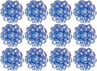 The Gift Wrap Company 12 Count Decorative Confetti Gift Bows, Medium, Pastel Blue (12/pkg) Pkg/1