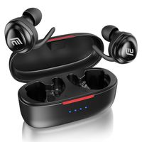 Bluetooth Headphones, FIRACORE 5.0 True Wireless Earbuds Deep Bass HiFi Stereo Sound Bluetooth Earphones 16H Playtime Mini in Ear Headset with Charging Case and Built in Mic for Sports Running