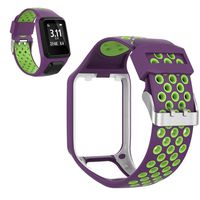 Baiwka Silicone Watchband for Tomtom Spark Runner2/3, Watch Strap Replacement Wristband for Tomtom Runner 2/ Runner 3/ Spark 3/ Adventurer/Golfer 2 Sports GPS Running Smartwatch