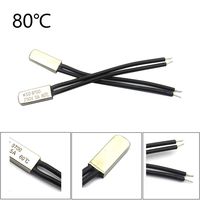 Godagoda 1 Pcs 250V 5A 50~155℃ Bimetal Disc Thermostat Temperature Switch Control Normal Close Thermostat Thermal Protector Controller