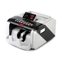 Updated Pyle Bill Counter, Automatic Counting Machine, UV/MG Counterfeit Detection, No Jams, 1500 Pieces Per Minute, Works with Old, New, Damaged Bills, U.S. & Canadian Dollar, Euros, Pound (PRMC600)